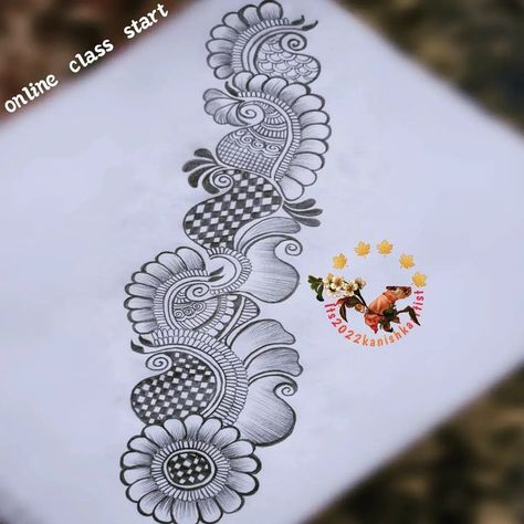 Mehndi Designs Pencil, Beautiful Simple Mehndi Design, Simple Arabic Mehndi, Simple Arabic Mehndi Designs, Mehndi Designs Bridal Hands, Full Hand Mehndi, Beginner Henna Designs, Very Simple Mehndi Designs, Simple Mehndi Designs Fingers