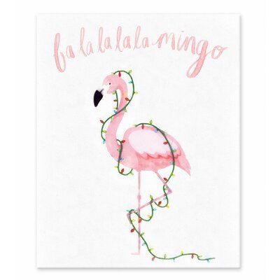 Flamingo Reindeer, Hannukah Decorations, Flamingo Table, Happy Birthday Signs, Canvas Drawing, Tropical Christmas, Christmas Rock, Christmas Card Art, Holiday Wrap