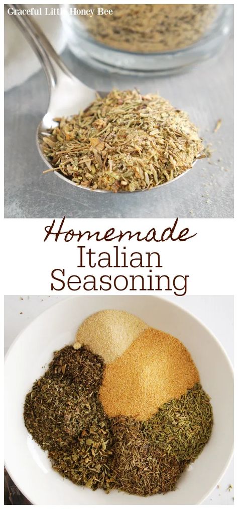 Italian Seasoning Mix, Italian Seasoning Recipe, Homemade Italian Seasoning, Recipes Budget, College Recipes, Cooking Friends, Weekly Meal Plans, Homemade Pantry, Seasoning Recipe