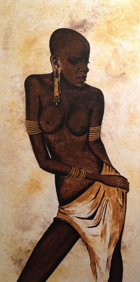 The natural beauty of African women that I wanted to transcribe in this collection. African Abstract Art, African Portrait, Jamaican Art, Africa Art Design, Ethnic Artwork, African American Artwork, African Women Art, Painting Woman, African Paintings