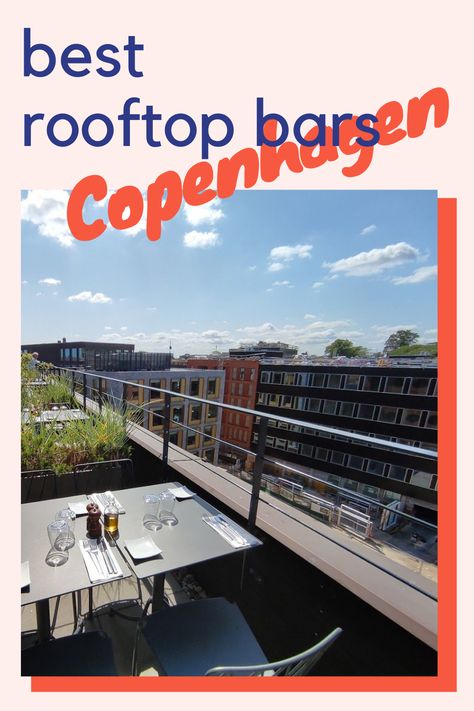 Planning to visit Copenhagen, Denmark? You will regret missing places on this list of the best rooftop bars and patios in Copenhagen. We’re always on the hunt for the best and most popular foods, attractions, restaurants, and places to eat anytime we travel. Follow us and don't miss out on them for your next trip. Visit Copenhagen, Best Rooftop Bars, Sky Bar, Rooftop Bars, Brew Pub, Charming Garden, Hotel Guest, Top Restaurants, Garden Bar