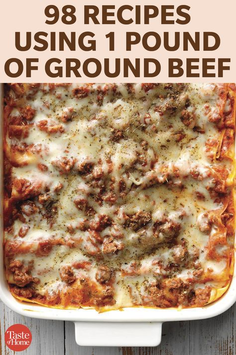 Ground Beef Casserole Recipes, Healthy Beef Recipes, Ground Beef Recipes Healthy, Healthy Beef, Ground Meat Recipes, Ground Beef Dishes, Meat Dinners, Beef Casserole Recipes, Dinner With Ground Beef