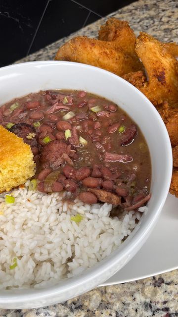 Beans Rice Recipe, Red Bean And Rice Recipe, Red Beans Rice, Jamaica Food, Sunday Dinner Recipes, Meat Seasoning, Rice And Beans, Turkey Meat, Food Content