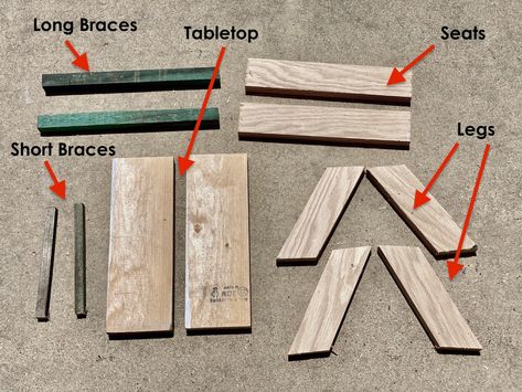 Picnic Table Diy, Squirrel Feeder Diy, Diy Mail Organizer, Squirrel Picnic Table, Birdhouse Projects, Diy Picnic Table, Diy Mail, Squirrel Feeders, Diy Porch Swing