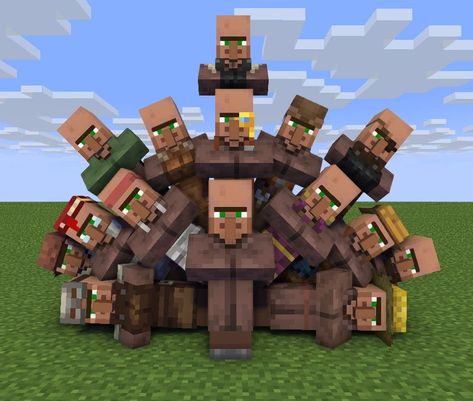 Minecraft Villagers, Minecraft Villager, Minecraft Village, Iron Golem, Minecraft Mobs, Minecraft Wallpaper, Minecraft Videos, Minecraft Stuff, Marvel Comics Wallpaper