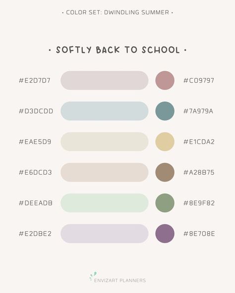 Color Palette For Digital Planner, Goodnotes Color Combination, Aesthetic Hex Codes Google Calendar, Color Palette For Planner, Good Notes Color Palette Highlight, Digital Planner Color Palette, Apple Calendar Color Palette, Color Palette Notes, Notability Color Palette