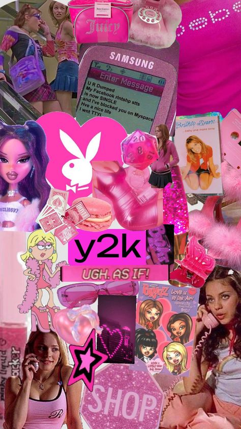 #y2k #pink Y2k Pink Grunge, Sasha Jackson, Y2k Popstar, Pink Y2k Aesthetic, Trashy Y2k Aesthetic, Y2k Collage, 2000s Wallpaper, Pink Wallpaper Hello Kitty, Pink Grunge