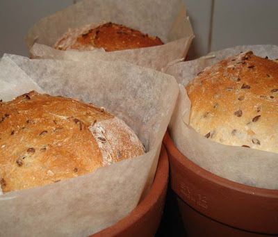 Flower pot bread - UPDATED answers in comments | Down to Earth Flower Pot Bread Recipe Terra Cotta, Bucket Bread, Flower Pot Bread, Pot Bread, Bread Tags, Bread Maker Recipes, Bread Makers, Bread Shaping, Baking Bread