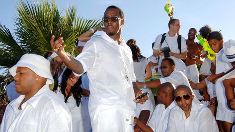 Diddy’s best friends tell us their best stories. Diddy White Party, P Diddy Party, St Tropez France, Sean Diddy Combs, Diddy Combs, Nikki Beach, All White Party, 7 Habits, St Tropez