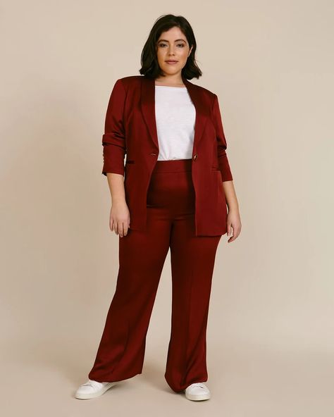 Graduation Outfit Ideas Plus Size, Plus Size Suits For Women, Plus Size Pant Suits, Plus Size Suit, Plus Size Workwear, Pant Women, Trendy Plus Size Fashion, Women Suits, Plus Size Suits