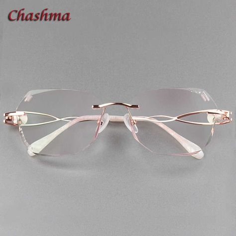 Sara Palin, Glasses Women Fashion Eyeglasses, Unique Glasses Frames, Specs Frame, Womens Eyewear Frames, Trend 2023, Rimless Glasses, Eyewear Trends, Eyeglasses Frames For Women