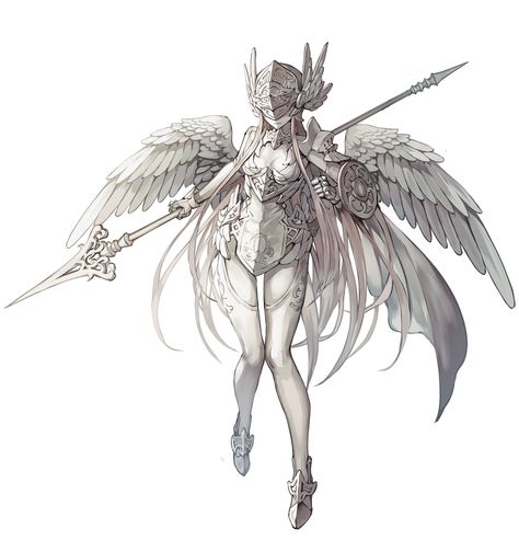 Anime Armor Design, Angelic Character Design, Angel Design Character, Valkyrie Character Design, Angelic Armor, Angel Character Design, Angelic Warrior, Angel Armor, Angel Character