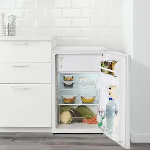 Refrigerators & Freezers - IKEA Ikea Refrigerator, Ikea Fridge, Mini Fridge Cabinet, Dorm Kitchen, Modular Cabinets, Refrigerator Cabinet, Freestanding Fridge, Mini Kitchen, Ikea Family