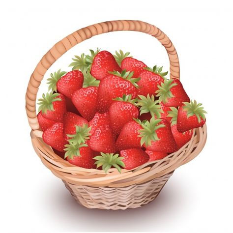 Basket of berries background | Free Vector #Freepik #freevector #background #food #fruit #health Fruits In A Basket, Strawberries In A Basket, Basket Of Berries, Fruit Health, Background Food, Fruit Icons, Apple Baskets, Grape Harvesting, Pear Fruit