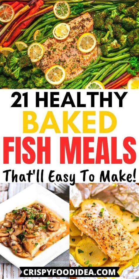 Healthy Dinner Recipes For Family Fish, Baked Fish Recipes For Diabetics, Easy Healthy Meals Fish, Healthy Dinner Recipes Fish Meals, Simple Fish Recipes Healthy, White Fish Dinner Recipes Healthy, Fish Ideas For Dinner Meals, Clean Fish Recipes, Meals With Fish Healthy Recipes