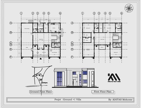 | MODERN VILLA IN DUBAI | on Behance Villa In Dubai, Site Plan Design, Dubai Houses, Villa Plan, Architecture 3d, Modern Villa, Project Plans, Site Plan, Home Design Plans