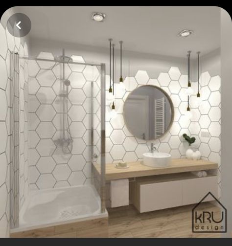 Small Bathroom Trends, Bathroom Red, Bathroom Trends, Bathroom Spa, Bathroom Wallpaper, Bathroom Renos, Rustic Bathroom, Counter Tops, White Bathroom