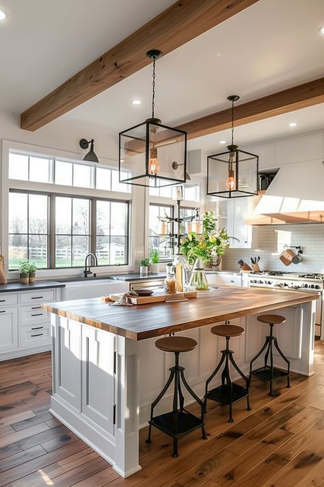 Farmhouse Kitchen Island Ideas, Patio Extension, Spanish Farmhouse, Island Farmhouse, Kitchen Appliances Design, Kitchen Island Ideas, Concrete Countertops Kitchen, Kitchen Island Table, Farmhouse Kitchen Island