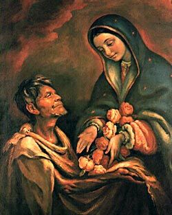 The miracle with Juan Diego with the roses of Our Lady of Guadlupe! St Juan Diego, Blessed Mary, Juan Diego, Virgin Of Guadalupe, Mama Mary, Catholic Images, Blessed Mother Mary, Our Lady Of Guadalupe, Religious Images