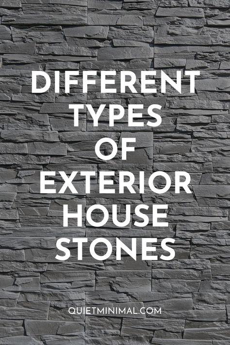 types of exterior house stone Exterior House Stone, Stone Exterior Houses, Stone Types, Home Exteriors, Expensive Stones, Stone Exterior, Metamorphic Rocks, Home Exterior, Exterior Stone