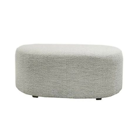 Hokku Designs Jecoa 36" Wide Oval Standard Ottoman | Wayfair Oval Ottoman, White Ottoman, Storing Paint, Ottoman In Living Room, Upholstered Storage, Upholstered Ottoman, Leather Ottoman, Upholstered Furniture, Storage Ottoman