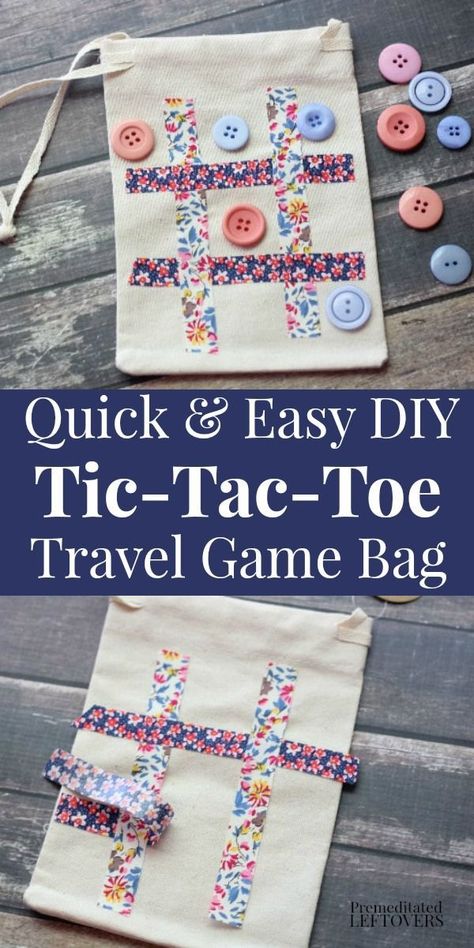 This is a quick and easy DIY Tic-Tac-Toe Travel Game Bag Tutorial. Kids will have fun with this homemade travel game bag. Fun way to play on the go! #travelwithkids #travelgames #gamesforkids #diy Homemade Tic Tac Toe Game, Fabric Games, Diy Tic Tac Toe Game, Diy Travel Games, Tic Tac Toe Diy, Homemade Kids Toys, Christmas Child Shoebox Ideas, Operation Christmas Child Boxes, Shoebox Ideas