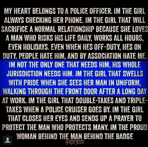 Proud police wife Police Officer Girlfriend, Law Enforcement Wife, Police Girlfriend, Cop Wife, Police Quotes, Police Officer Wife, Police Love, Police Wife Life, Police Family