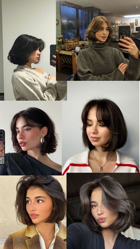 En bomba Italian Bob, My New Haircut, Chocolate Brown Hair Color, Hair Inspiration Long, Bob Haircut With Bangs, Hair Inspiration Short, Hairstyles For Layered Hair, 90s Hairstyles, Haircuts Straight Hair