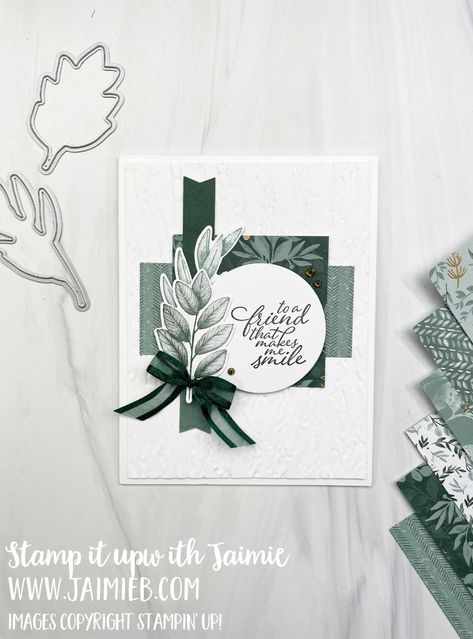 Stampin Up Sympathy Cards, Stampin Up Card, Leaf Cards, Friendship Cards, We Made It, Stamping Up Cards, Fall Cards, Card Layout, Card Sketches