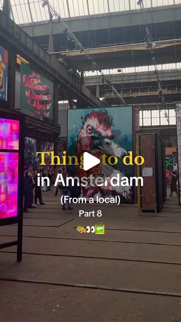 Lekker Places on Instagram: "Looking for things to do in Amsterdam? Check out @straatmuseum , an epic street art gallery in Amsterdam Noord, which is known for their huuuuuge art installations 👀

Check out over 180+ large-scale and immersive artworks, and maybe even take some home from their rotating gallery 🖼️

World-renowed street artists make the trip to the incredible space to complete their works, so if you’re lucky, you might catch them at work 🤩🖌️

#amsterdamlocal #amsterdammustdo #amsterdamguide #straat #whattodoinamsterdam" Amsterdam Guide, Things To Do In Amsterdam, To Do In Amsterdam, Lucky You, Art Installations, The Trip, Street Artists, Installation Art, Netherlands