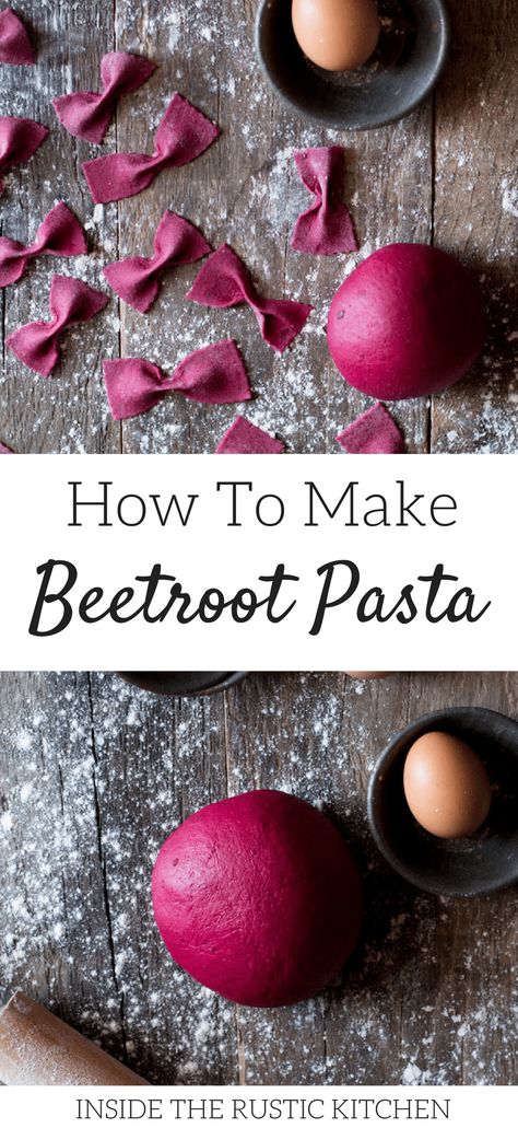 Beetroot Pasta, Beet Pasta, Authentic Italian Recipes, Homemade Pasta Recipe, Vegetarian Pasta Recipes, Beet Recipes, Best Pasta Recipes, Pasta Dough, Vegetarian Pasta