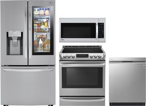 Freestanding Double Oven, Gas Range Double Oven, Major Kitchen Appliances, Over The Range Microwave, Smart Refrigerator, Fully Integrated Dishwasher, Lg Appliances, Countertop Microwave Oven, Kitchen Appliances Luxury