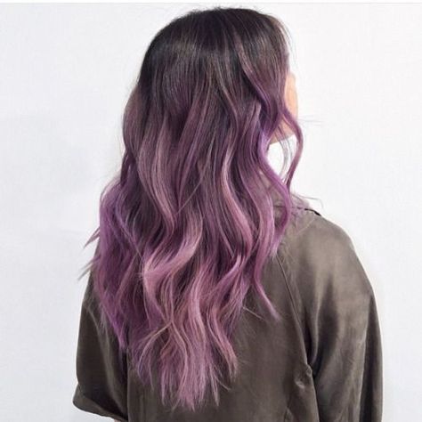 These are the 2016 cool-girl haircuts that everyone will be copying next year. Lavender Hair Dye, Purple Balayage, Purple Highlights, Hair Color Pastel, Lavender Hair, Hair Color Purple, Ombre Hair Color, Pastel Hair, Dye My Hair