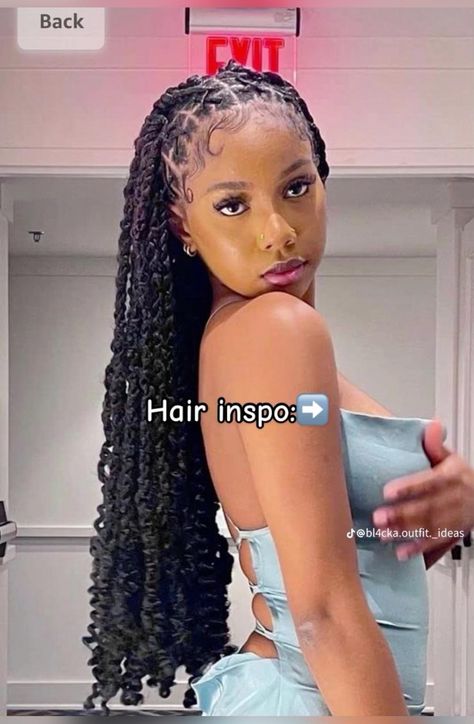 Medium Hairstyle, Box Braids Hairstyles For Black Women, Braided Cornrow Hairstyles, Cute Box Braids Hairstyles, Quick Braided Hairstyles, Protective Hairstyles Braids, Hair Twist Styles, Pretty Braided Hairstyles, Girls Hairstyles Braids