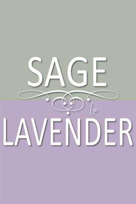 Sage Green And Lavender Bedroom, Sage Palette, Purple Bedroom Ideas, Lavender Bathroom, Lavender Color Palette, Lavender Bedroom, Lavender Wedding Theme, Lavender Baby Showers, Sage And Lavender