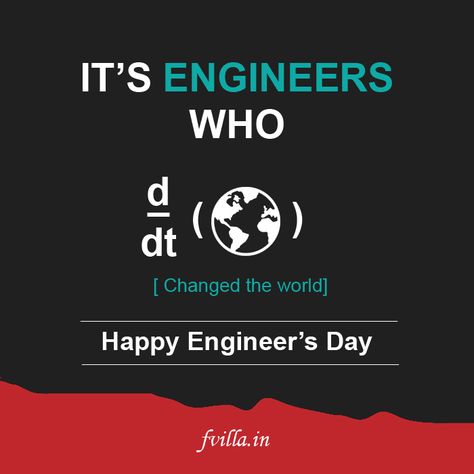 If You're Reading This, Thank A Teacher.And If You're Reading This On Electronic Devices, Thank An Engineer. ‪#‎EngineersDay‬ Team Fvilla.in wishes you a happy engineers day!!! ‪#‎Feelproud‬ Happy Engineers Day Quotes Funny, Engineer Day Poster, Engineer Day Quotes, Happy Engineers Day Poster, Engineers Quotes, Engineers Day Creative Ads, Happy Engineer's Day Quotes, Engineers Day Wishes, Happy Engineer's Day Wishes