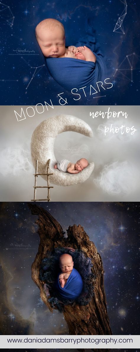 Newborn Photography Creative, Space Theme Maternity Shoot, Space Themed Newborn Pictures, Moon Newborn Photography, Space Theme Newborn Photos, Newborn Themed Photoshoot, Creative Newborn Photography, Newborn Photography Theme, Newborn Boy Photography Ideas