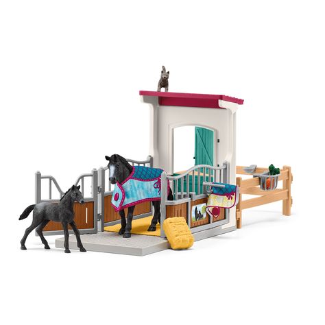 PRICES MAY VARY. EXPANDABLE PLAYSET. The perfect home for your schleich HORSE CLUB horses! PREMIUM QUALITY. Horse toys worthy of taking home the blue ribbon for Best in Show. BEAUTIFULLY DETAILED. Designed to feel like a real life horse box so kids can get lost in playtime. HORSE GIFTS FOR KIDS. Makes a great gift for horse lovers and young riders. HORSE TOYS FOR KIDS. This schleich product is part of the HORSE CLUB theme world and is suitable for children ages 5 and up. Horse Trough, Horse Water, Horse Club, Saddle Rack, German Toys, Horse Box, Toy Playset, Types Of Horses, Horse Stalls