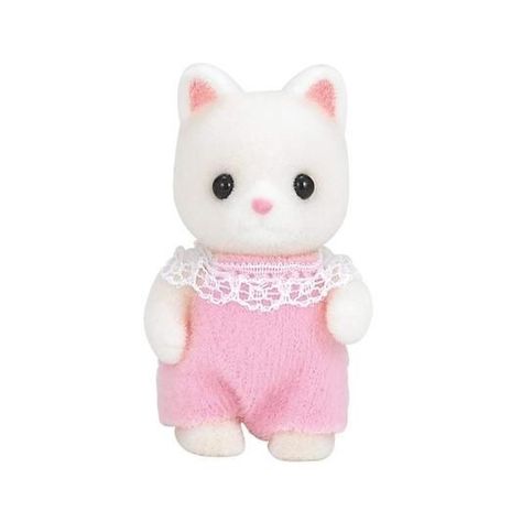 Calico Critters Families, Chocolate Rabbit, Dollhouse Toys, Cat Icon, Png Icons, Sylvanian Families, Phone Themes, 귀여운 동물, White Cat