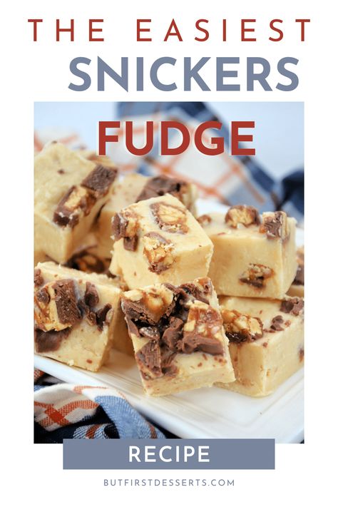 Snickers Fudge, Best Fudge Recipe, Easy Fudge, Homemade Fudge Recipes, Dark Chocolate Fudge, Fudge Recipes Easy, Homemade Fudge, Candy Recipes Homemade, Fudge Easy