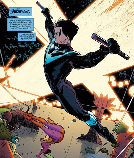 Best way to pay debt. #NightwingComicsRebirth #NightwingComics #NightwingRebirth #NightwingNew52 #Nightwing #DickGrayson #Kryptonian #ParliamentofOwls #Superheroes #BetterThanBatman #Gotham #GothamCity #Blüdhaven #DCRebirth #DCUniverserebirth #DC #DCU #DCComics #PrimeEarth #Comics #DCUniverse #TheNew52 #New52 #PreFlashpoint #TimSeeley #JavierFernandez #ComicsDune He Is My King, Nightwing Comic, Young Justice Robin, My Ride Or Die, Javier Fernandez, Pay Debt, Nightwing And Starfire, I Am His, Trigun Stampede