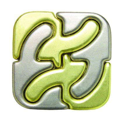 Square Puzzle (Level 6) - Hanayama Cast Metal Brainteaser Puzzles Metal Puzzles, Brain Teaser Puzzles, Innovative Fashion, Brain Teasers, Metal Casting, Mens Gift Sets, Puzzle Game, All About Eyes, Puzzle Pieces