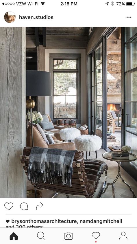 Chalet Style, Interior Design Rustic, Rustic Retreat, Modern Mountain, Cabin Style, Design Del Prodotto, Rustic Interiors, Cozy Space, Rustic Modern