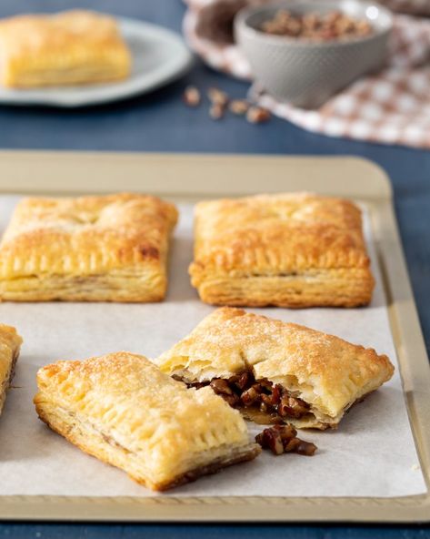 Better Baking Academy: Pecan Hand Pies - Bake from Scratch Pecan Hand Pies, Hand Pie Recipes, Pecan Pie Filling, Baking School, Hand Pie, Flaky Pastry, Hand Pies, Mini Pies, No Bake Pies