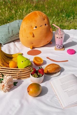 Smoko Tayto, Picnic Setup, Cute Squishies, Perfect Picnic, Couch Potato, Kawaii Plushies, Cute Stuffed Animals, Cute Room Decor, Lavender Scent