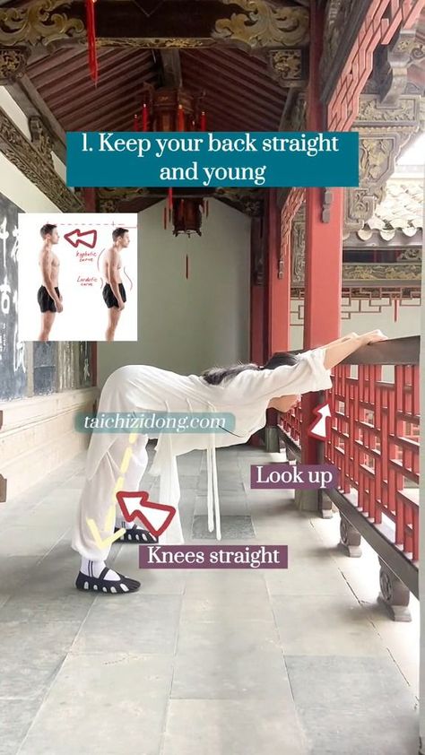 Backache Exercise, Shaolin Training, Posture Tips, Tai Chi For Beginners, Energizing Yoga, Tai Chi Exercise, Yoga Information, Full Body Workout At Home, Health And Fitness Apps