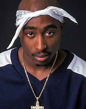 Tupac, the original rocker of the bandana. Tupac