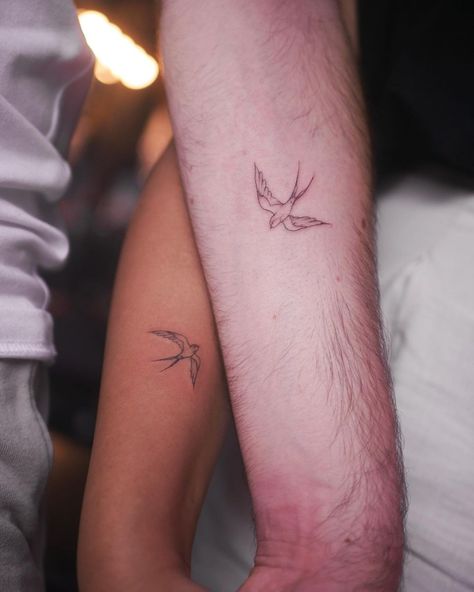 Tats • Instagram Singapore Tattoo, Fineline Tattoo, Swallow Tattoo, Female Tattoo Artists, Female Tattoo, Little Tattoos, Shopping Centre, Birds Tattoo, Fine Line Tattoos