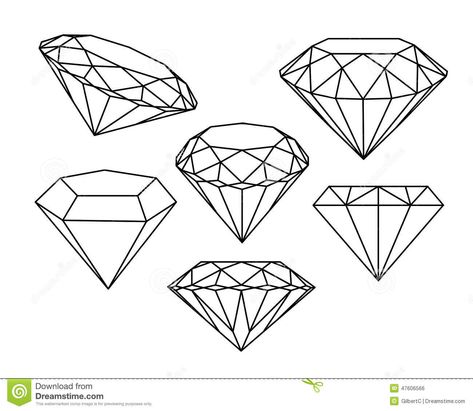 Illustration about Set of diamonds icons. Vector illustration. Illustration of karat, icon, luxury - 47606566 Diamond Illustration, Diamond Tattoo Designs, Diamond Tattoo, Diamond Outline, Gem Tattoo, Diamond Icon, Crystal Drawing, Diamond Vector, Diamond Tattoos