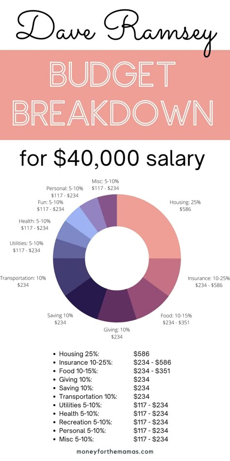 Navigating a new job's pay can be confusing, especially when you're going from hourly to salary. Are you making as much now as you did before? $40,000 a year is how much an hour? We're going to break down this pay, before-tax & after-tax, so you'll know exactly where you stand and what you can afford (we have monthly budget examples!) Ramsey Budget Percentages, Dave Ramsey Budgeting Percentages, Budget Break Down, Budget Examples, Executive Women, Dave Ramsey Budget, Budget Percentages, Regalos Ideas, Finance Management